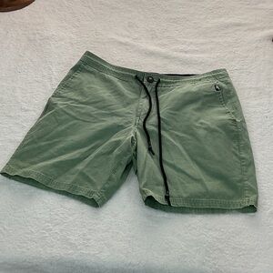 Lost Green and Black Shorts